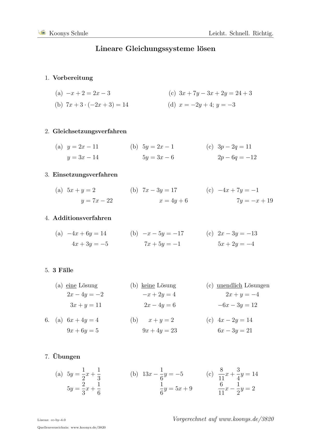 Funktionen Mathe übungen Mit Lösungen Zum Ausdrucken