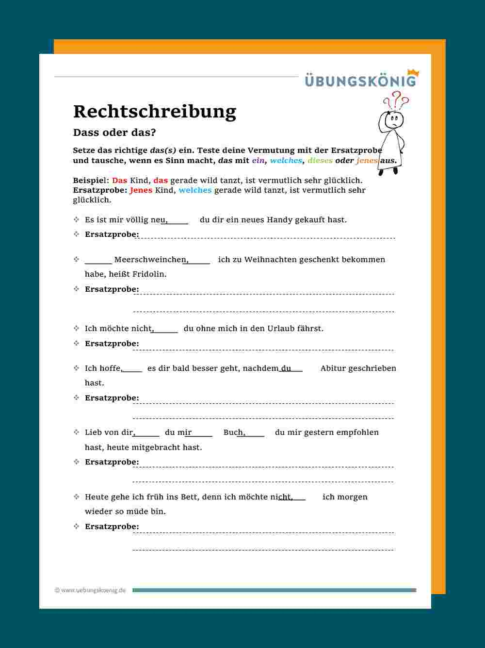 Textverständnis Deutsch 6 Klasse übungen Zum Ausdrucken