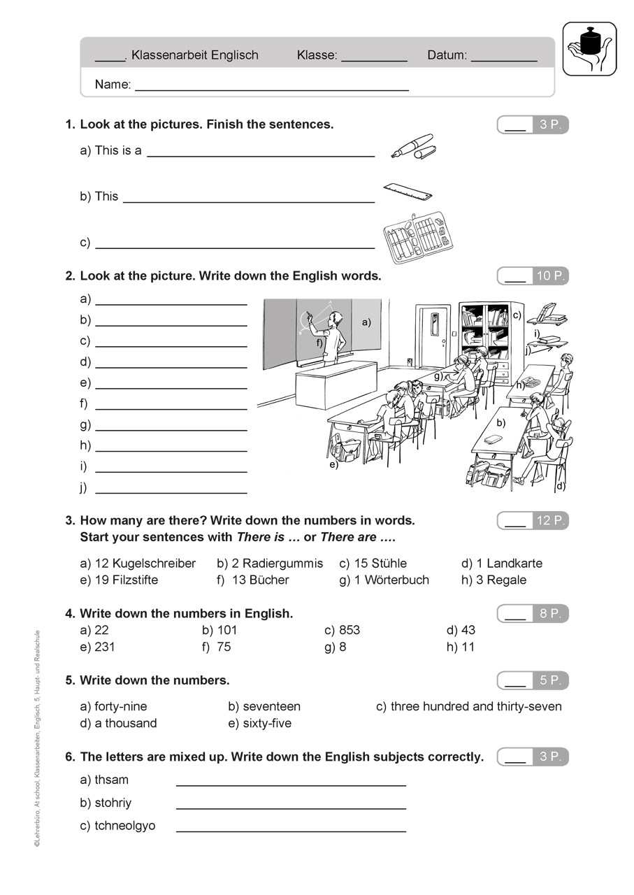 Englisch übung 6 Klasse Mittelschule Zum Ausdrucken Mit Did