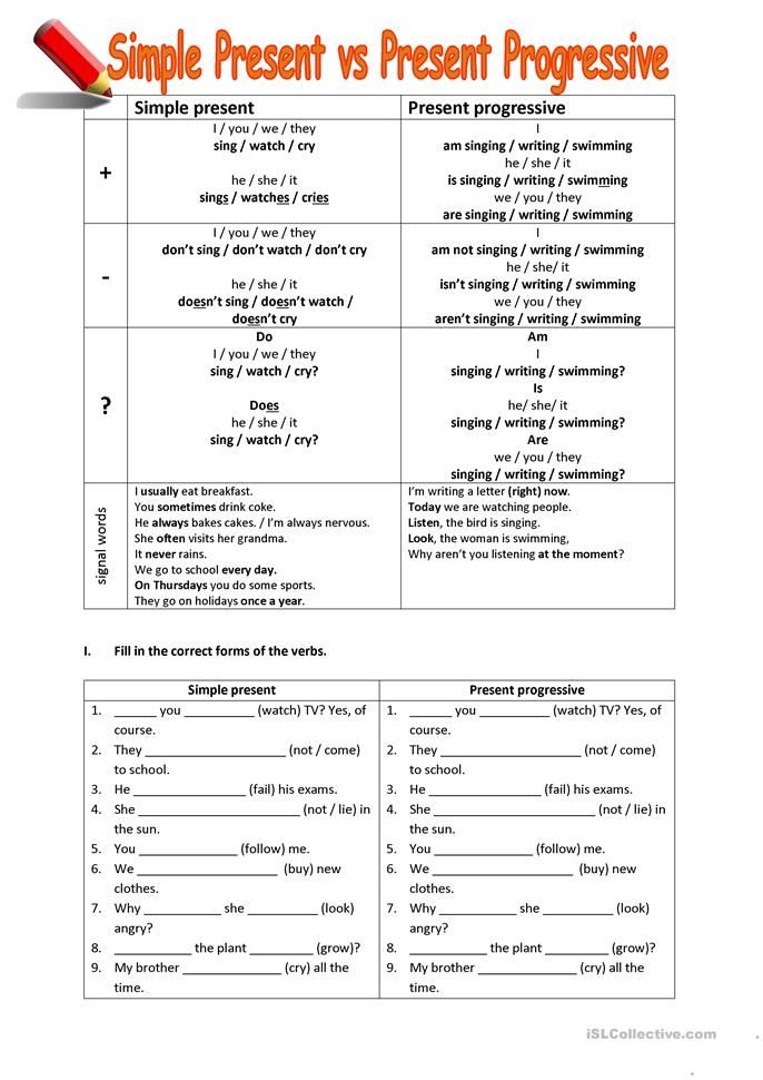 Present Perfect Progressive übungen Ausdrucken