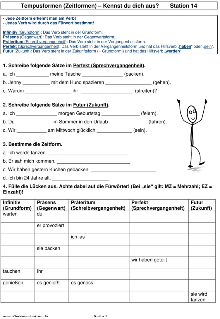 Deutsch übungen Klasse 8 Hauptschule Zum Ausdrucken