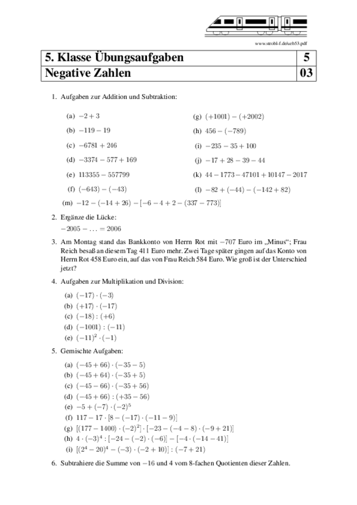 Funktionen Mathe übungen Mit Lösungen Zum Ausdrucken Kostenlos