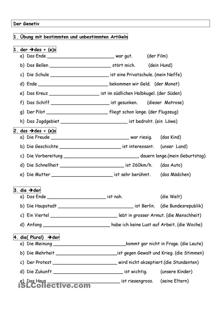 Deutsche Grammatik übungen Mit Lösungen Zum Ausdrucken