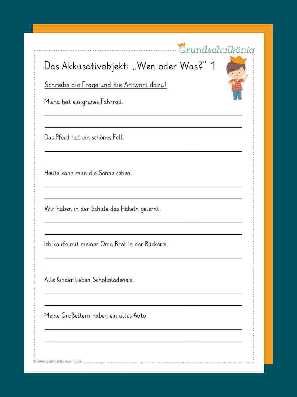 Deutsch übungen Zum Ausdrucken Klasse 5