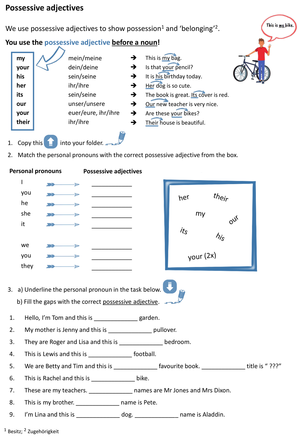 Englisch übungen Comparison Of Adverb Zum Ausdrucken