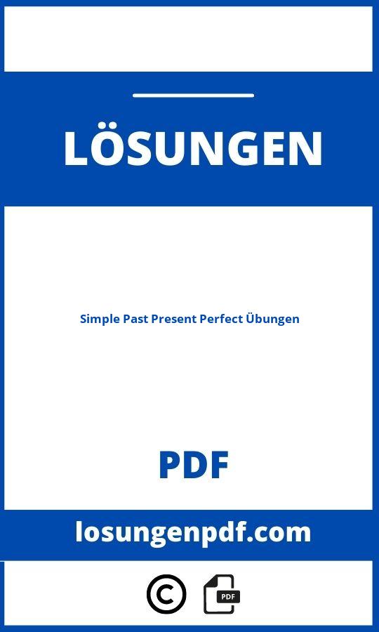 Past Perfect Und Simple Past übungen Mit Lösungen Zum Ausdrucken