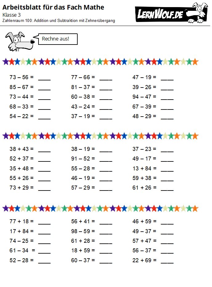 Mathe übungen Klasse 4 Zum Ausdrucken Kostenlos