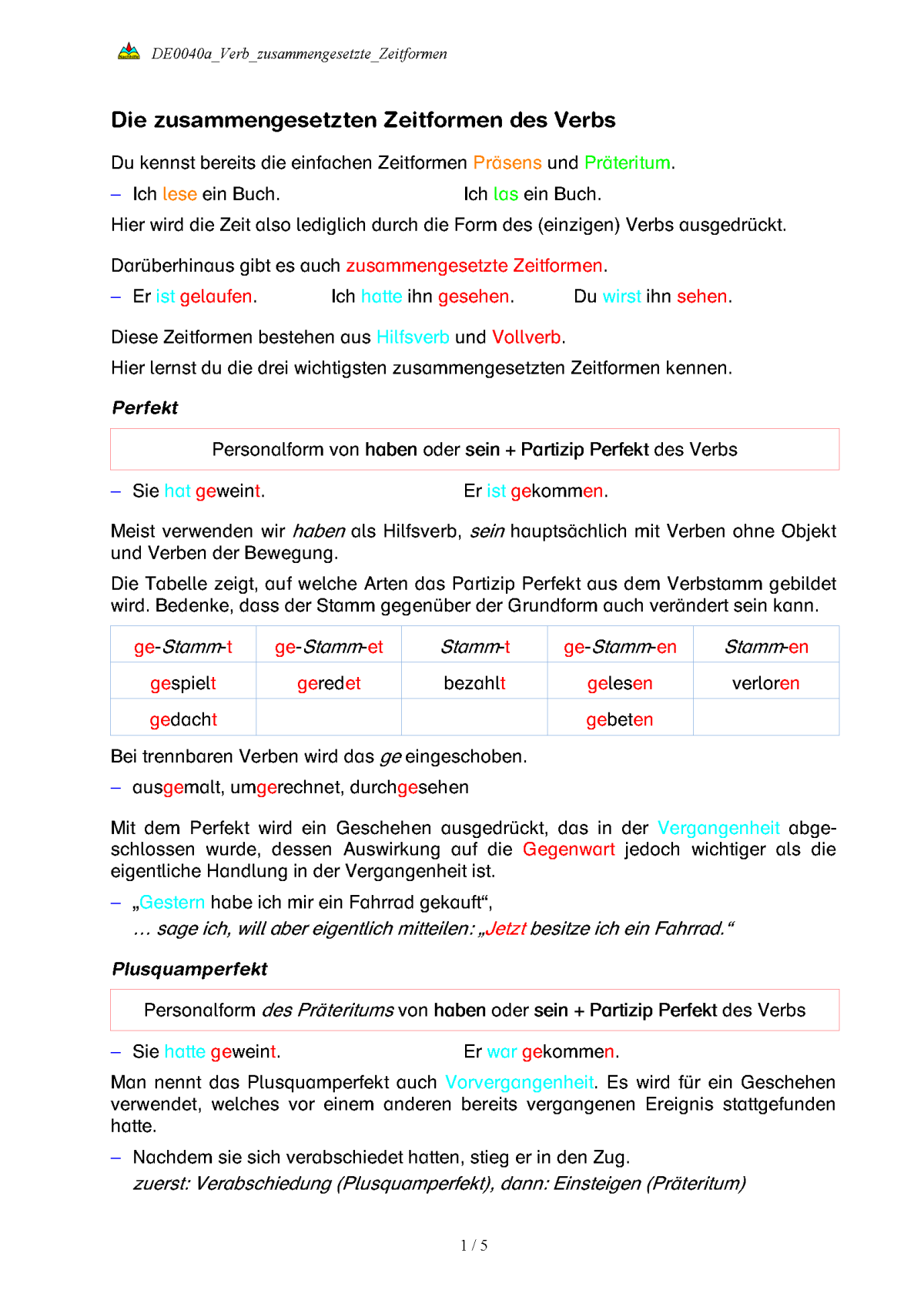 Satzreihe Und Satzgefüge übungen Zum Ausdrucken Mit Lösungen