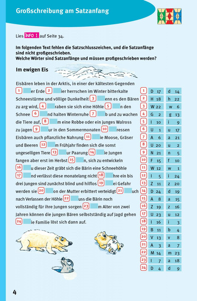 Deutsch Groß Und Kleinschreibung übungen Zum Ausdrucken