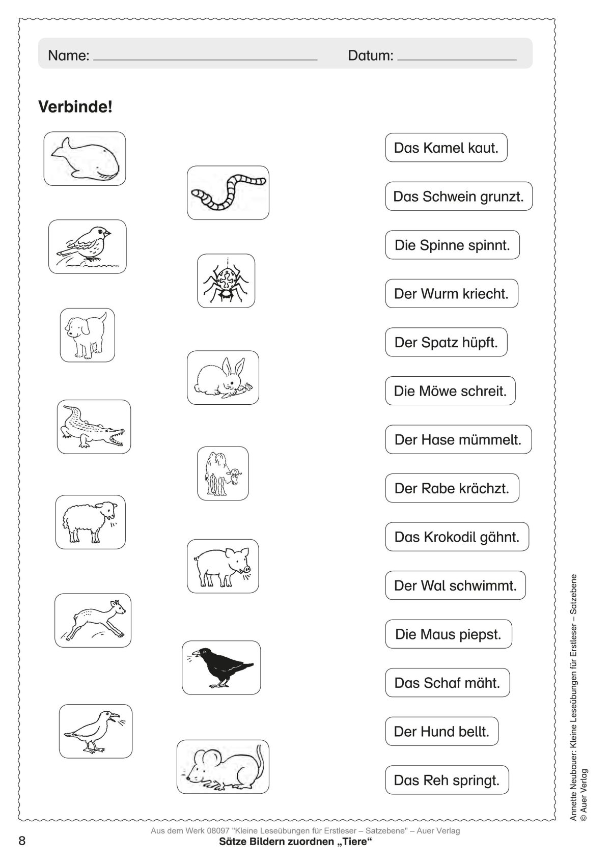 1 Klasse Deutsch übungen Kostenlos Ausdrucken