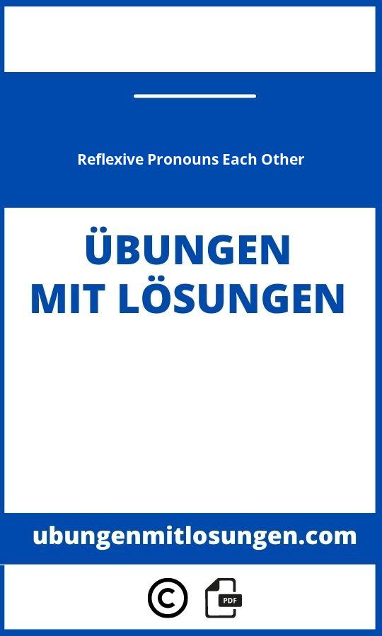 Each Other übungen 7.klasse Kostenlos Ausdrucken